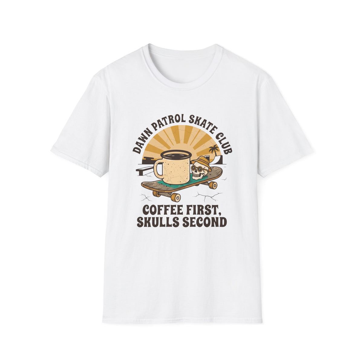 Coffee First, Skulls Second T-Shirt