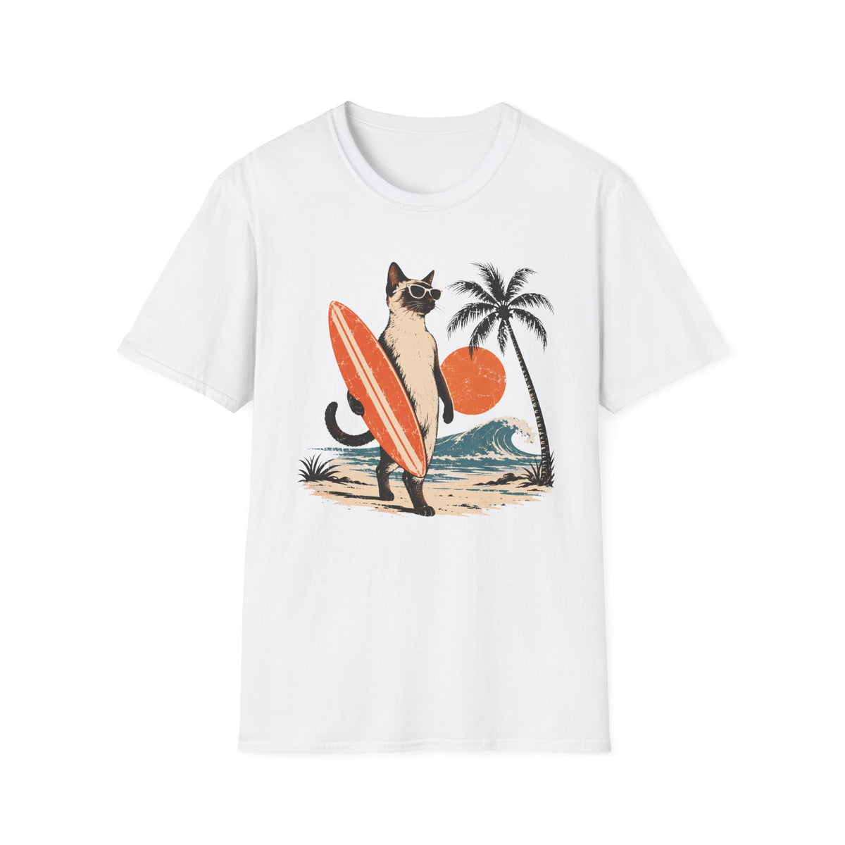 Cat & Surf T-Shirt