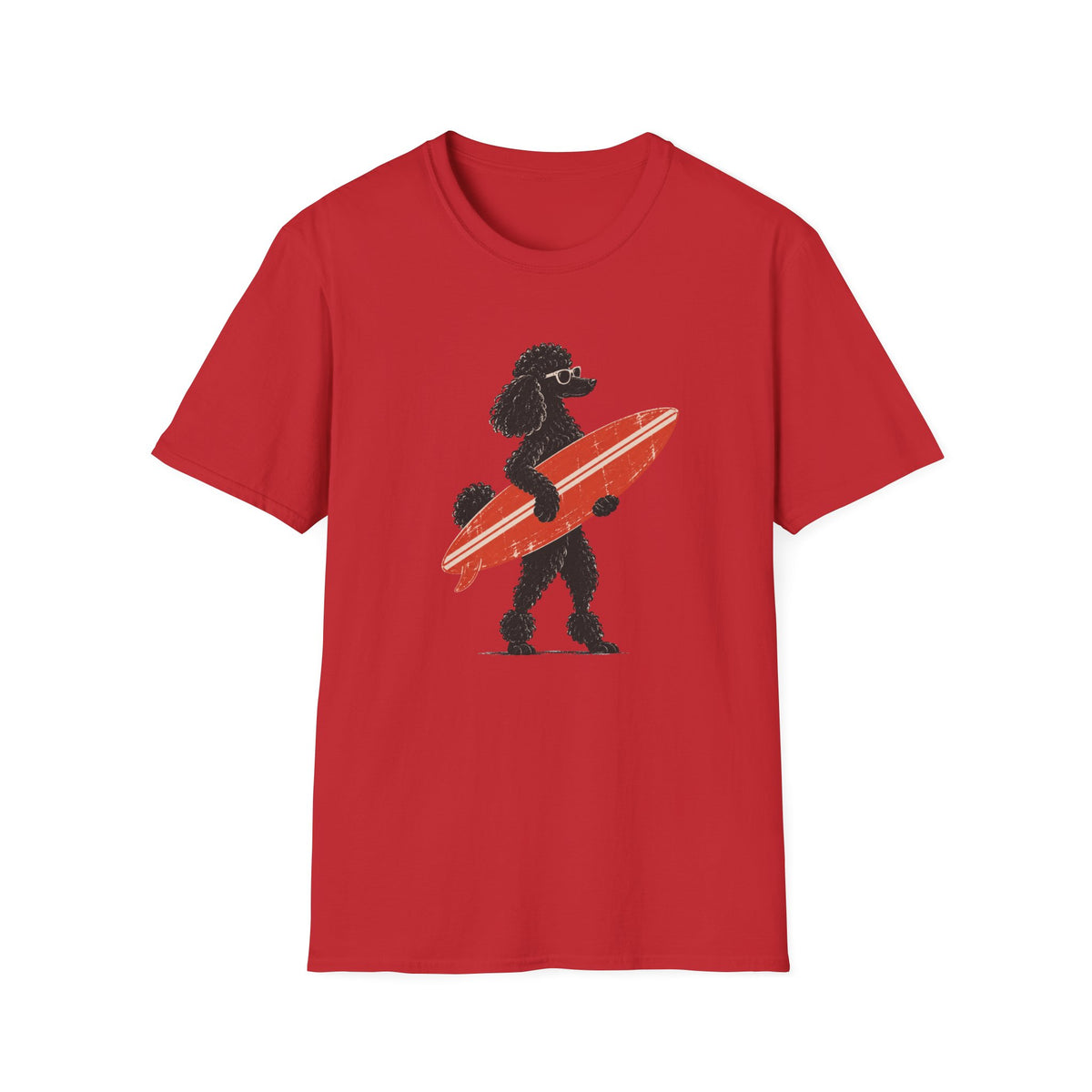 Poodle With Surf T-Shirt