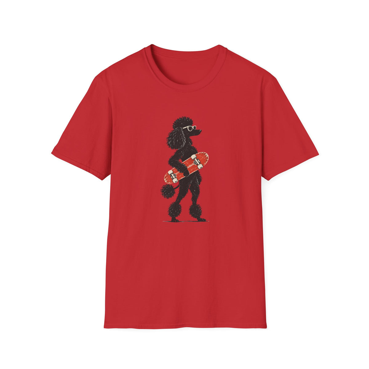 Poodle & Skateboard T-Shirt