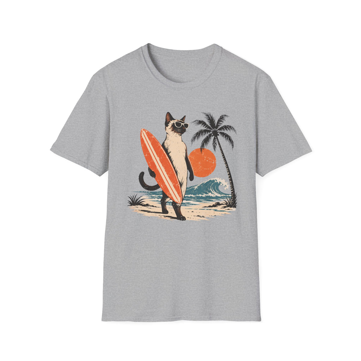 Cat & Surf T-Shirt