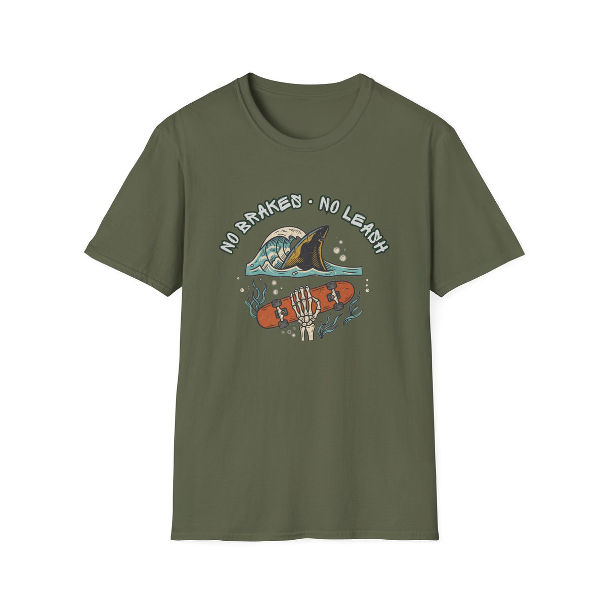 No Brakes, No Leash T-Shirt