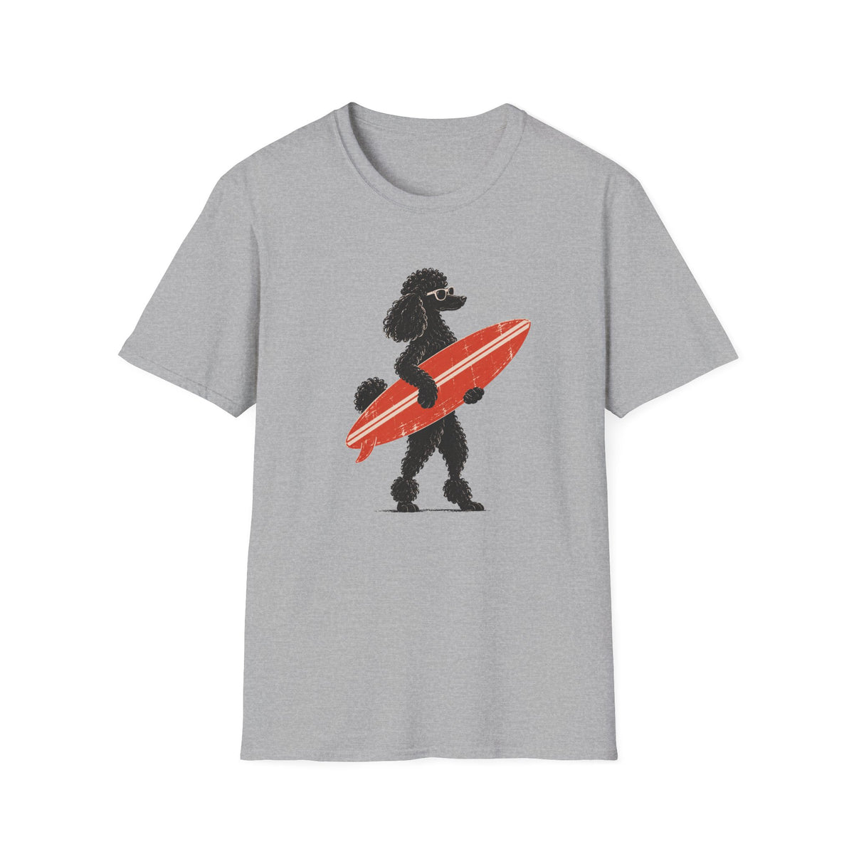 Poodle With Surf T-Shirt