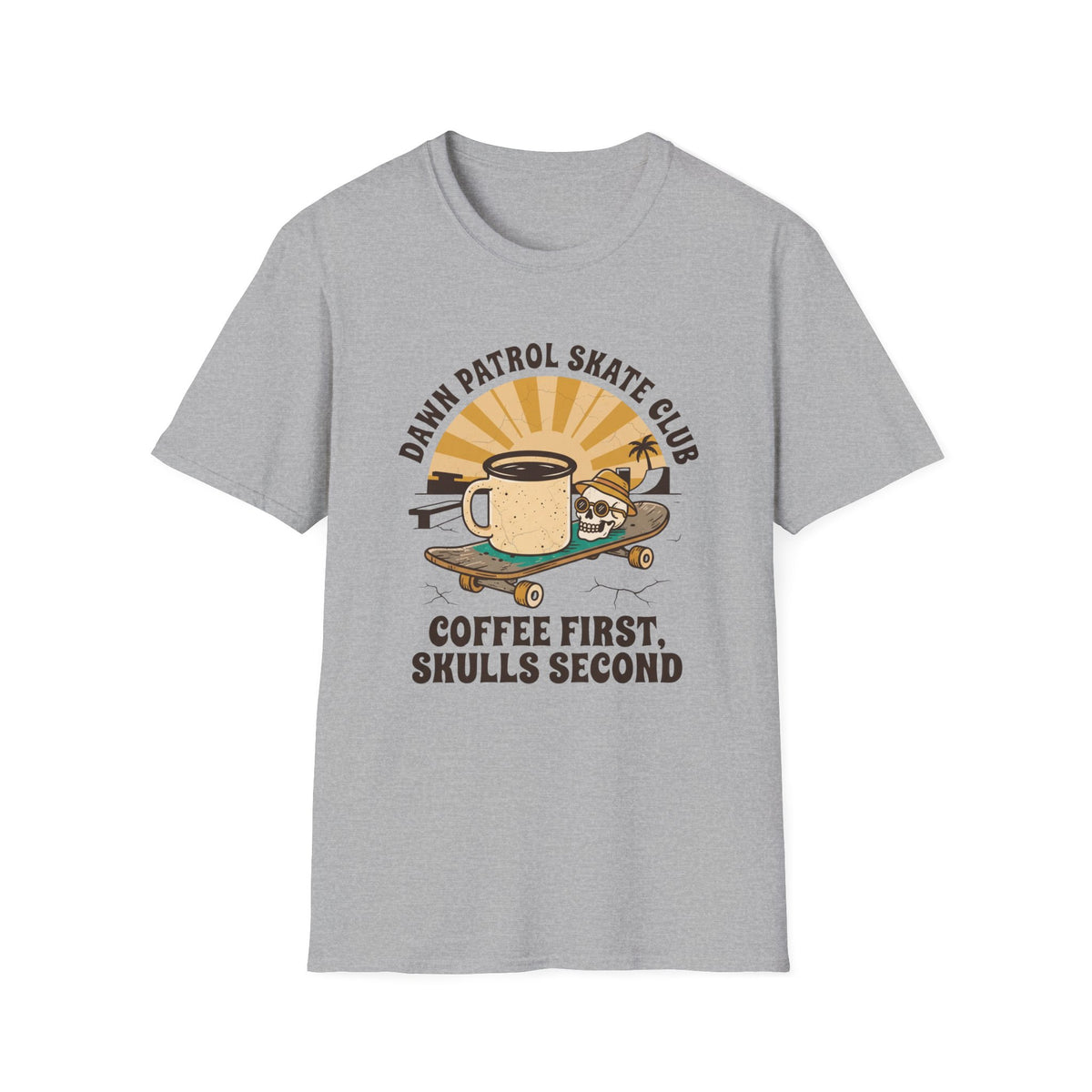 Coffee First, Skulls Second T-Shirt