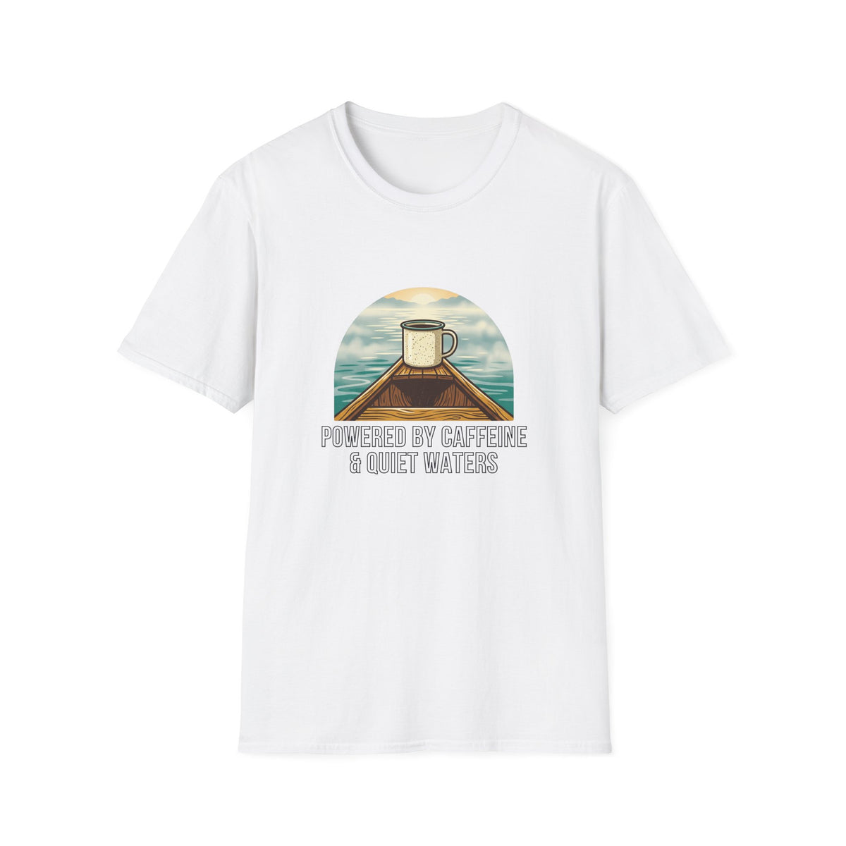 Powered By Caffeine & Quiet Waters T-Shirt