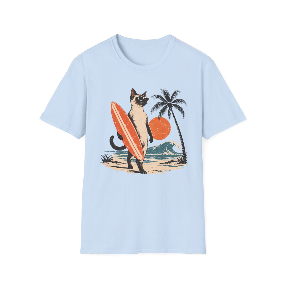 Cat & Surf T-Shirt