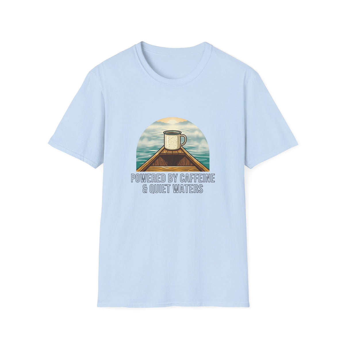 Powered By Caffeine & Quiet Waters T-Shirt