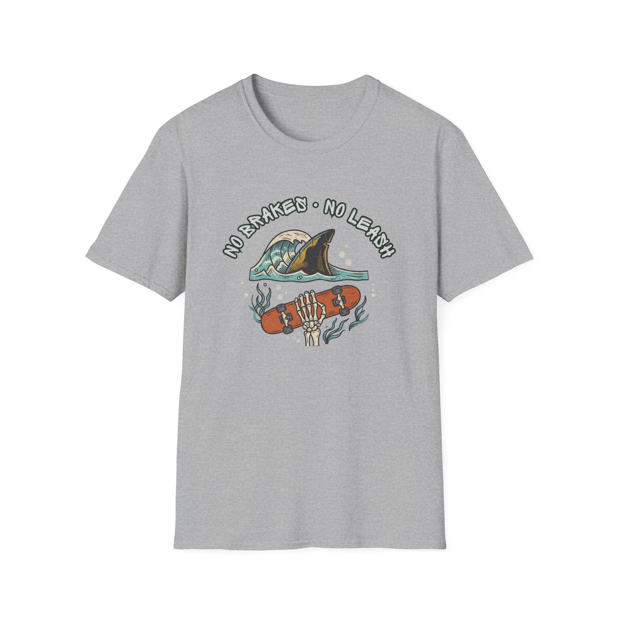 No Brakes, No Leash T-Shirt
