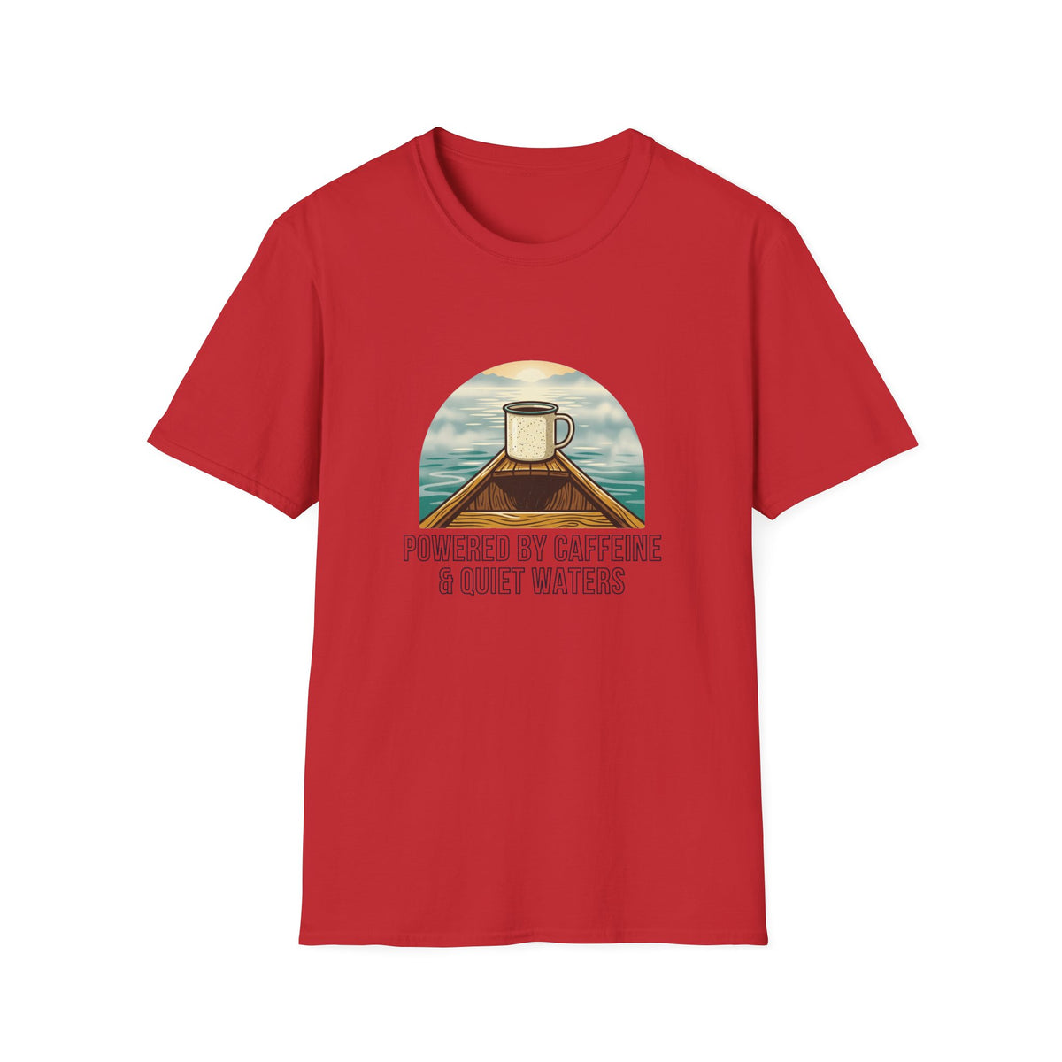 Powered By Caffeine & Quiet Waters T-Shirt